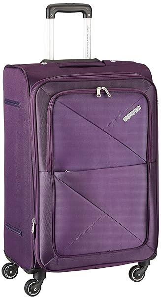 American Tourister Peru Polyester 55 cms Purple Soft Sided Carry-On (AMT Peru SP 55CM EXP - Purple)