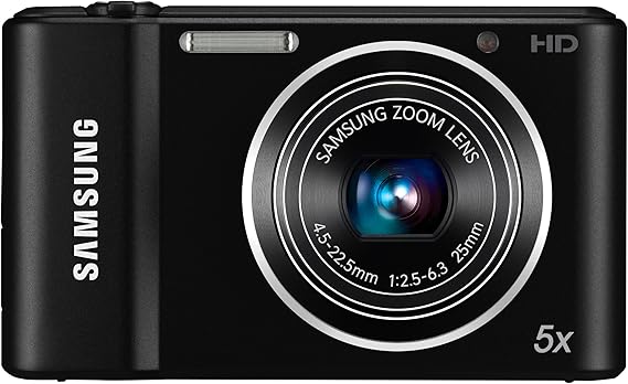 Samsung ST66 Compact Digital Camera   Black 16 1MP 5x Optical Zoom 2 7 inch LCD