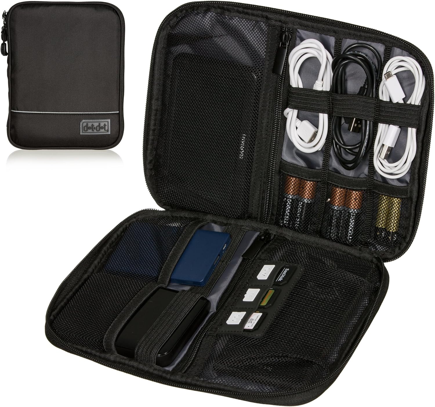 ifly hardside travel case organizer for small electronics and accessories