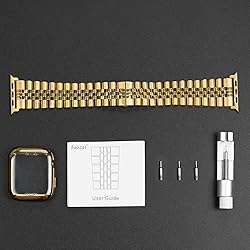 baozai Metal Band with Case Compatible with Apple