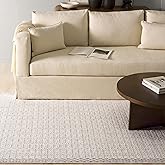 Martha Stewart x SAFAVIEH Area Rug Collection - 4' x 6', Ivory & Grey, Non-Shedding & Easy Cleaning, Ideal for Living Room, F