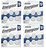 Energizer CR2032 Batteries, 3V Lithium Coin Cell