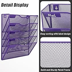 EASEPRES 5 Pocket Mesh Hanging Wall File