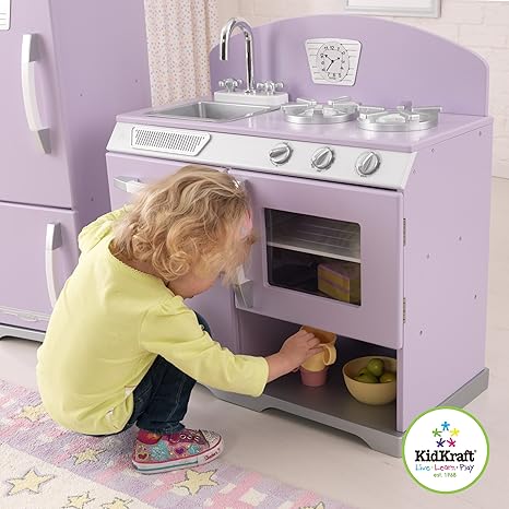purple kids kitchen