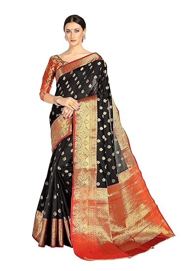 Amazon banarasi silk saree sale Outlet
