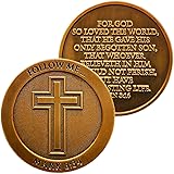 John 3:16 Coin, for God so Loved The World Bible