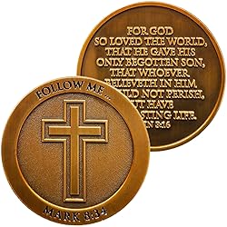 John 3:16 Coin, for God so Loved The World Bible