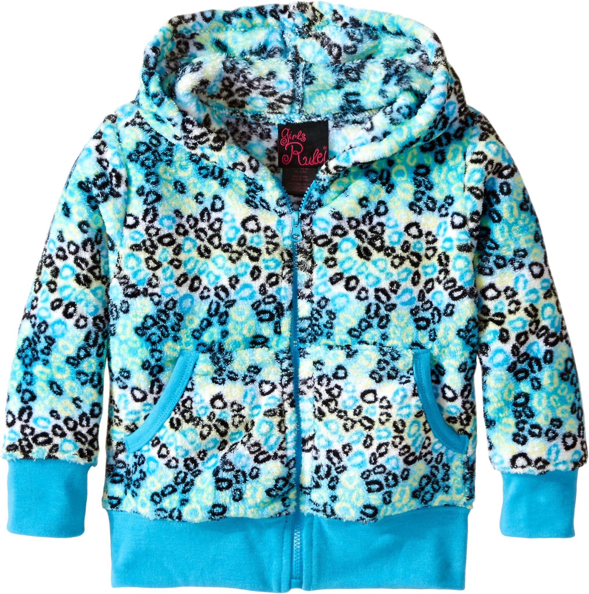 Girls Rule Girls' Printed Plush Woobie Hoodie