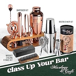 Mixology Bartender Kit: 10-Piece Bar Tool Set with