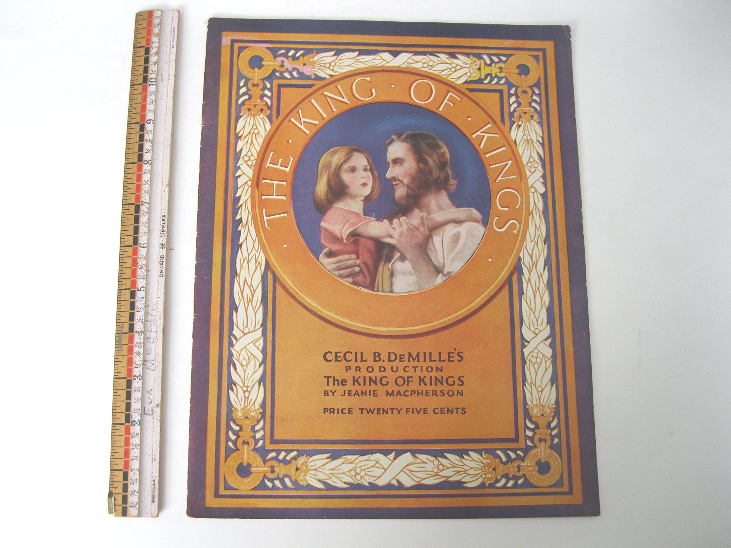 Program For 1927 Movie King Of Kings Produced By Cecil B Demille Jean Macpherson Amazon Com Books