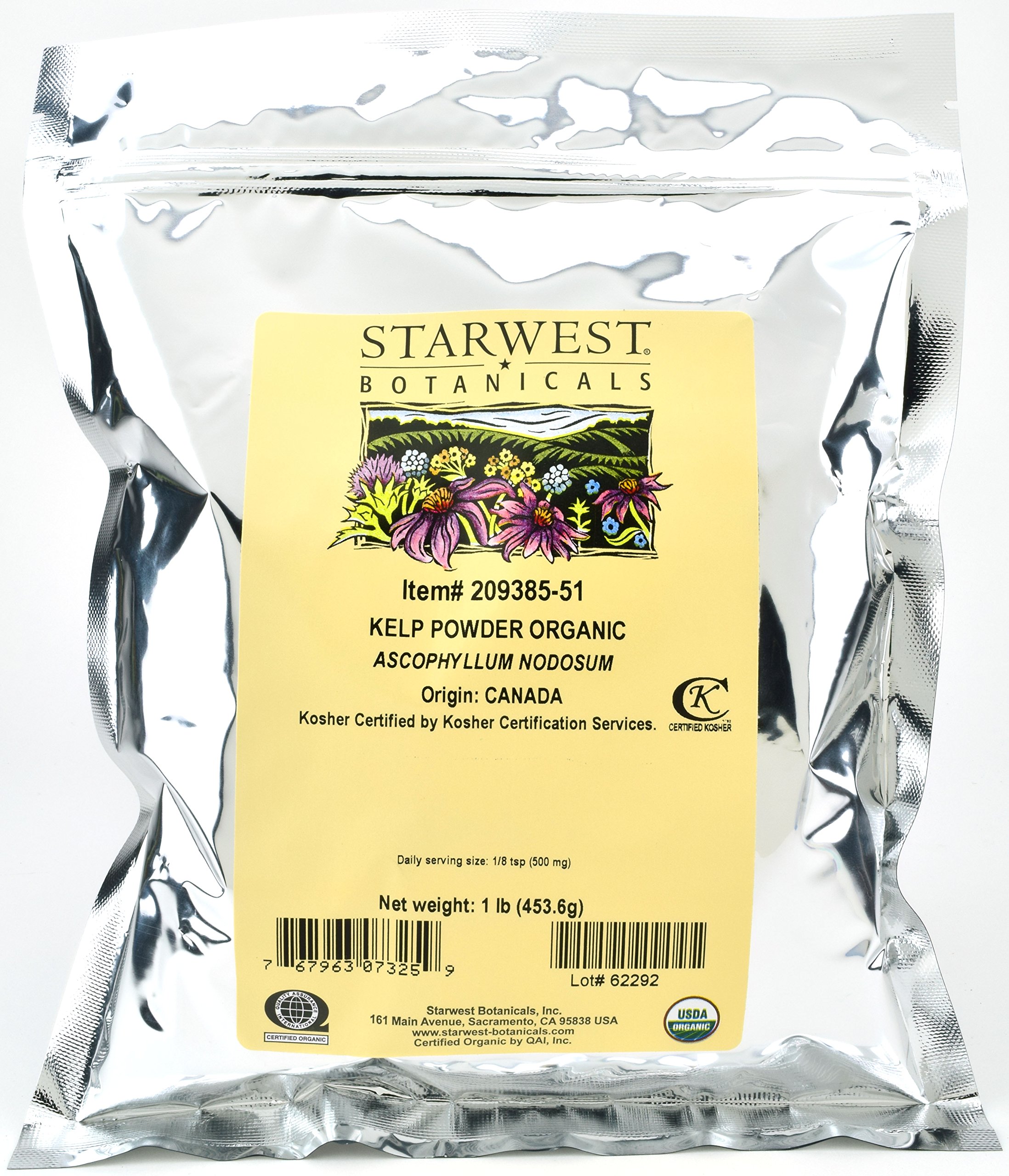 Starwest Botanicals Organic Kelp Powder 1 Pound 13