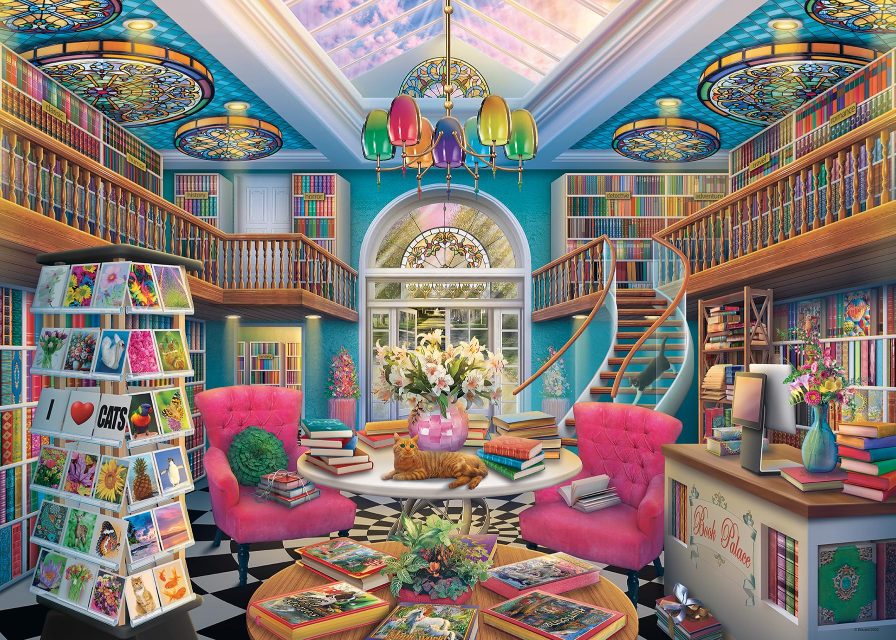 Ravensburger The Book Palace 1000 Piece Jigsaw Puzzles for Adults and Kids Age 12 Years Up