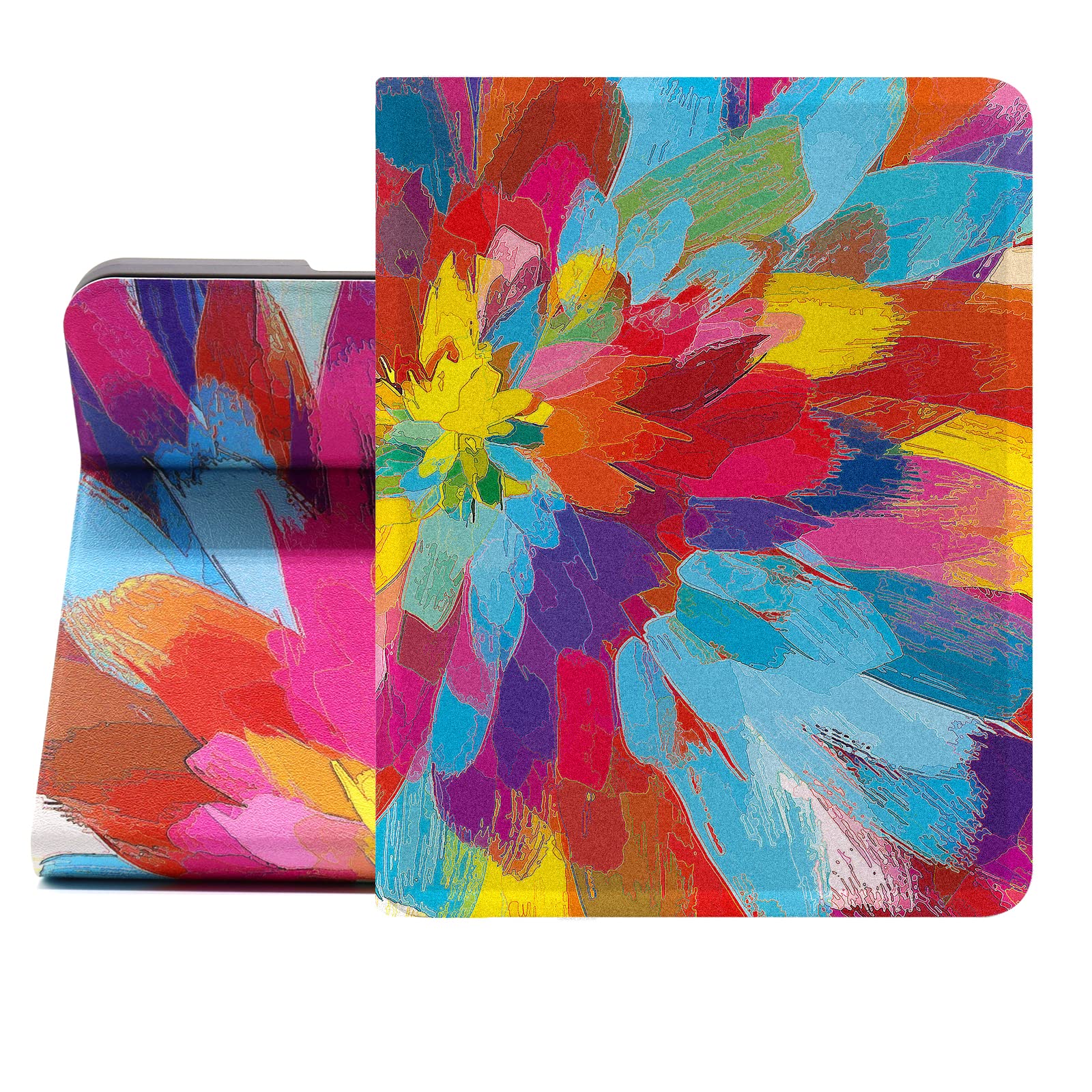 Berkin Arts for iPad Mini 4th/5th Generation Case (7.9 Inch) Case 2019 2018 2017 2016 2015 Folio Case Premium Leather Cover Cloisonnism Vibrant Expressive Colorful Energetic Brush — image 1