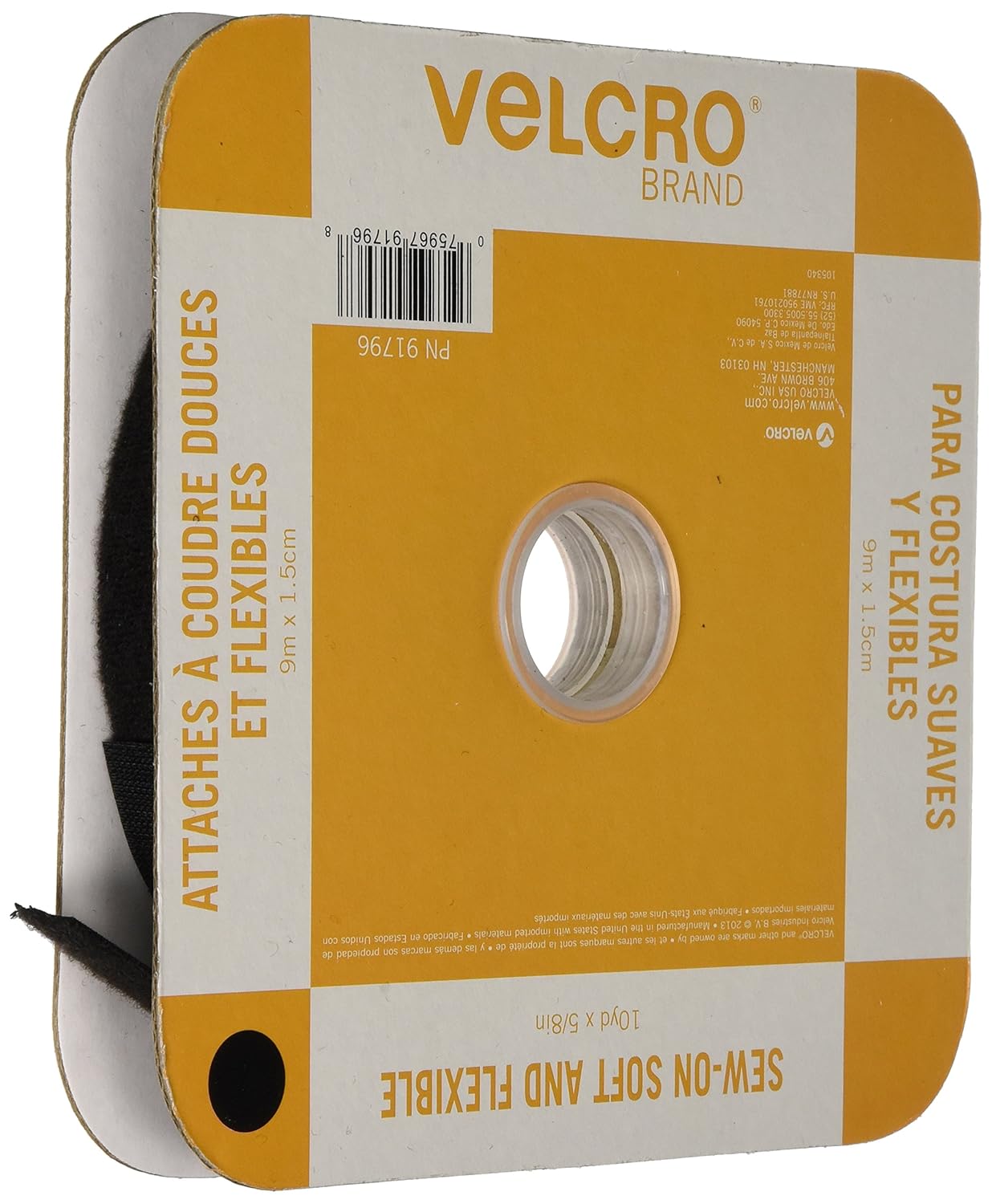 Amazon.com: VELCRO Brand Sew On Soft and Flexible Tape for Alterations