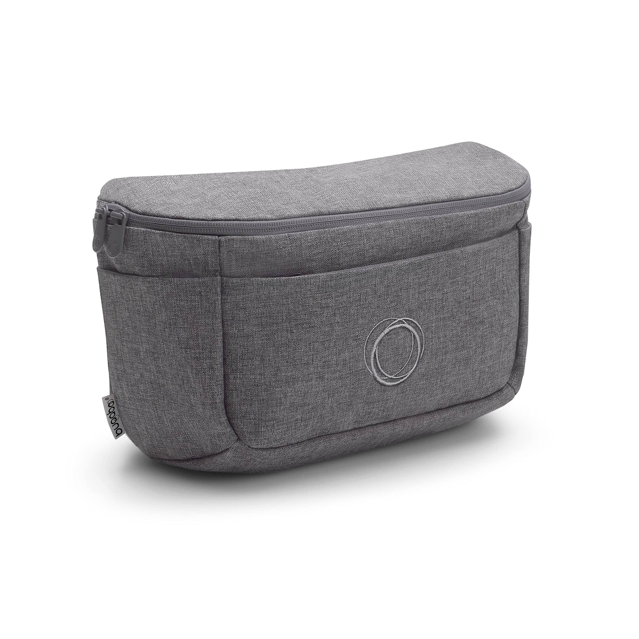 Bugaboo Organizer - Compact Size Multipocket Diaper Bag - Universal Compatible with Any Stroller - Attaches to The Handlebar - Grey Melange