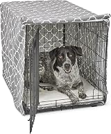 New World Intermediate Dog Crate Cover 91 cm Teflon Protector Gray view 1