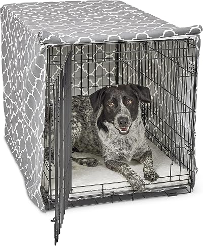 New World Intermediate Dog Crate Cover 91 cm Teflon Protector Gray