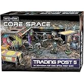 Core Space First Born: Trading Post 5 Expansion - Battle Systems Cooperative/Solo SciFi Dungeon Crawler Board Game