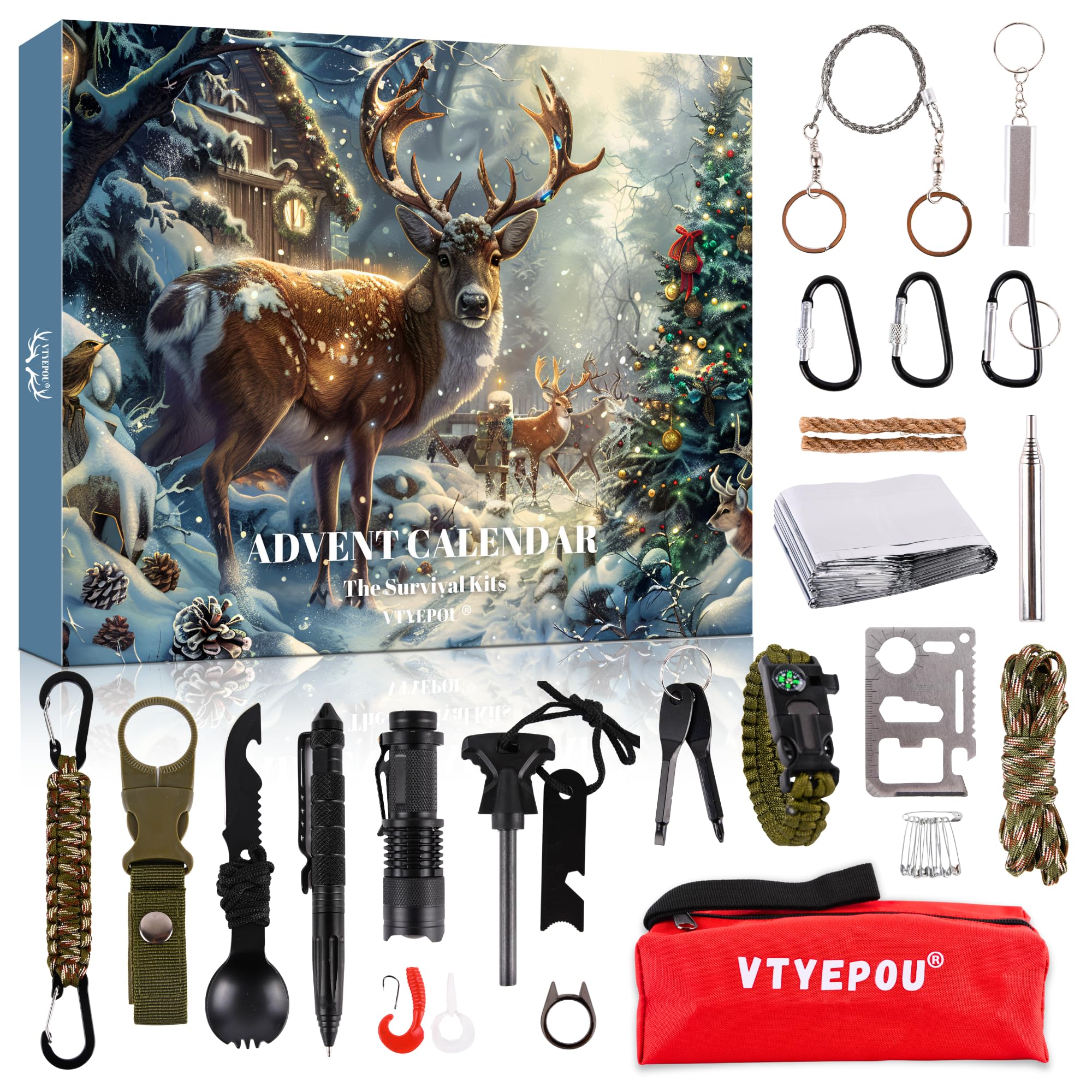 Survival Kit Advent Calendar for Men - Survival