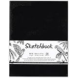 Sketchbook - Hardcover Sketch Pad, 8.5" x 11", Durable Sketch Book for Professional Kids, Adults, Artists and Amateurs, 68 lb