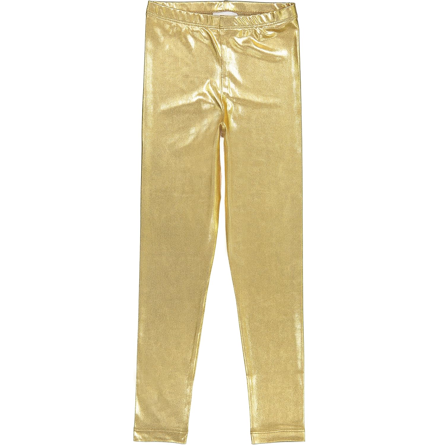 little girl gold leggings