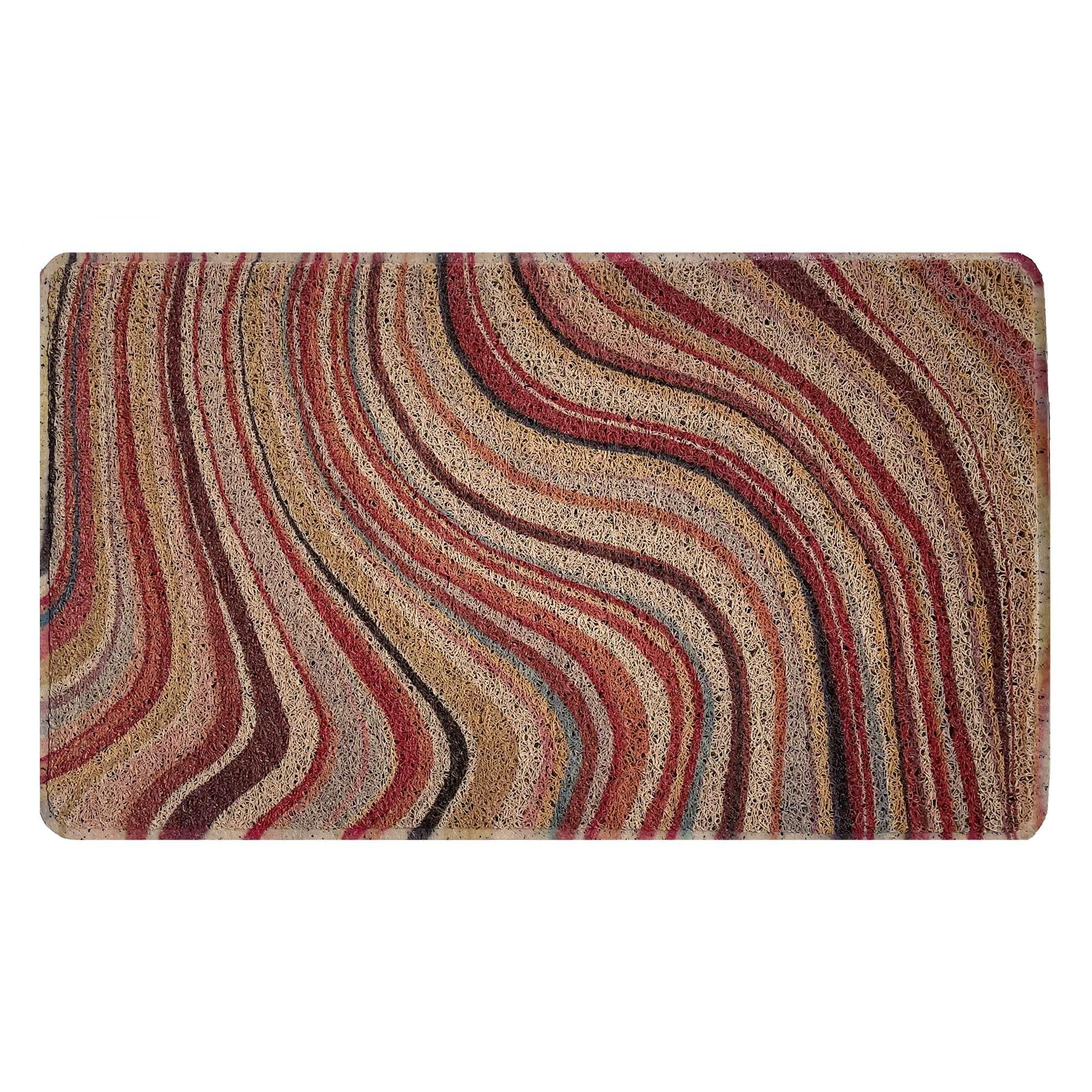 Nicoman Spaghetti Doormat, Dirt-Trapper, Barrier Door Mats-(Candy, 75x44cm)