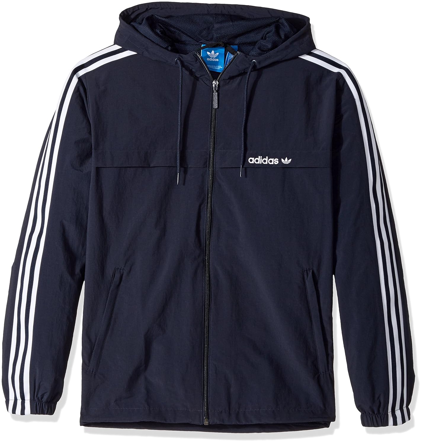adidas 3 stripes windbreaker