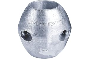 Martyr Anodes, Streamlined Shaft Anodes with Stainless Steel Slotted Head