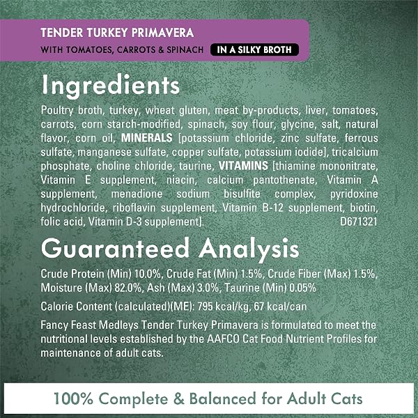 PURINA FANCY FEAST MEDLEYS POULTRY COLLECTION WET CAT FOOD VARIETY PACK – (PACK OF 30) 3 OZ. CANS