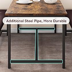 IDEALHOUSE Dining Table Set for 4, Kitchen Table