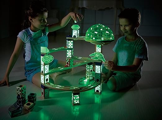 hape space city marble run