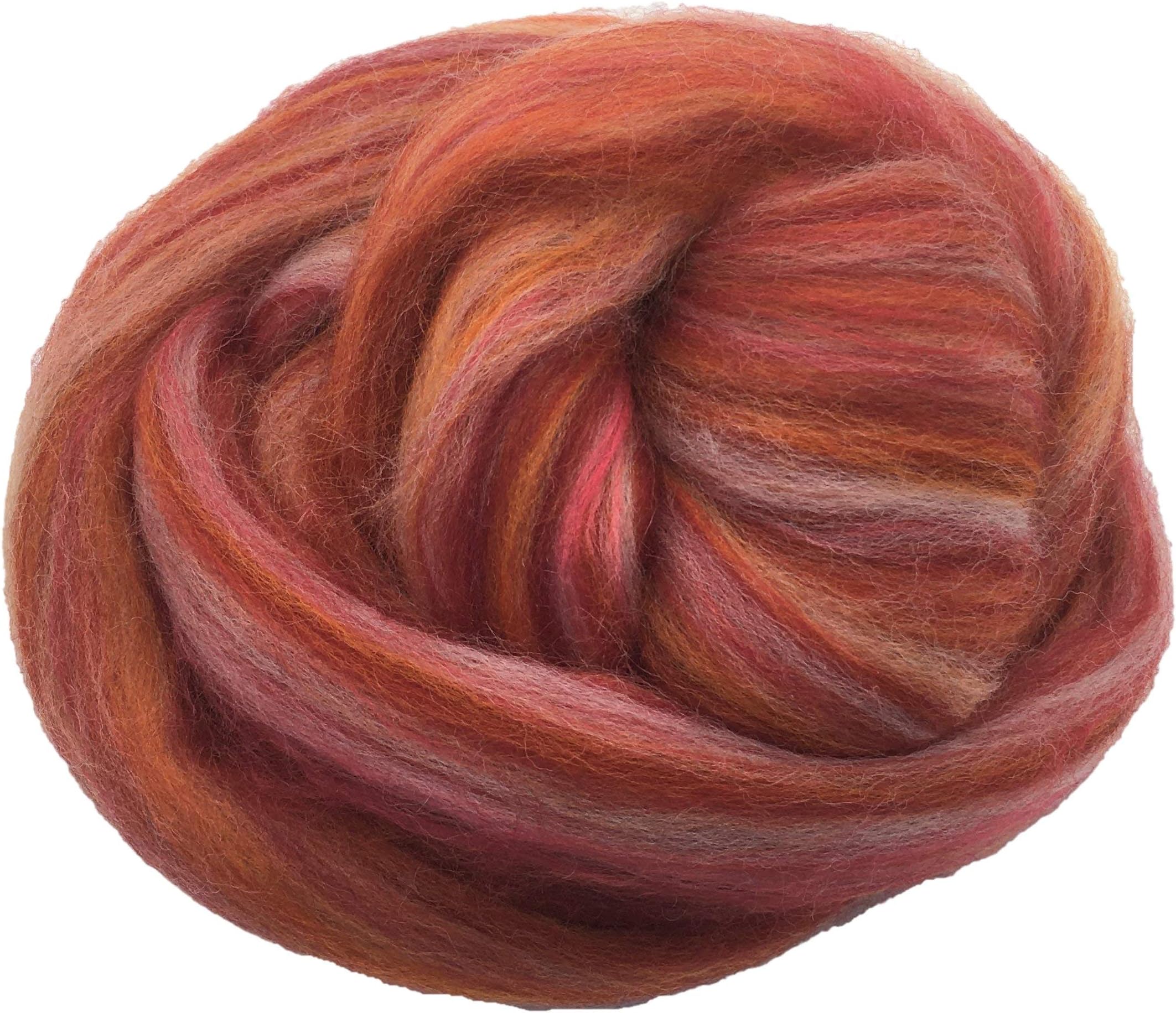 Molten Designs Merino Felting Wool - Sunset Vein
