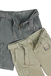Raw X Boys Cargo Shorts 8-18 | 100% Cotton Belted