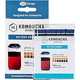 pH Test Strips for Kombucha Brewing 0-6 (0.5 Intervals) 100pc Kit