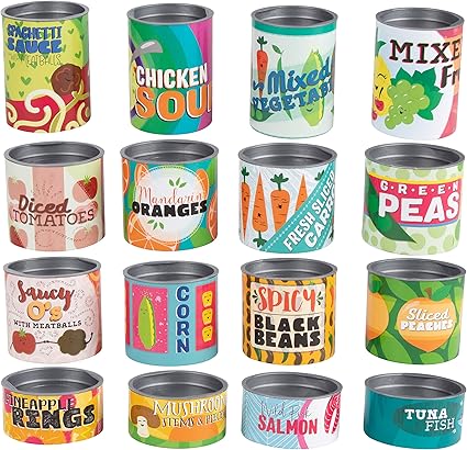 play food cans