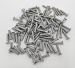 FixtureDisplays® 10-24 X 7/8" Stainless Flat Head
