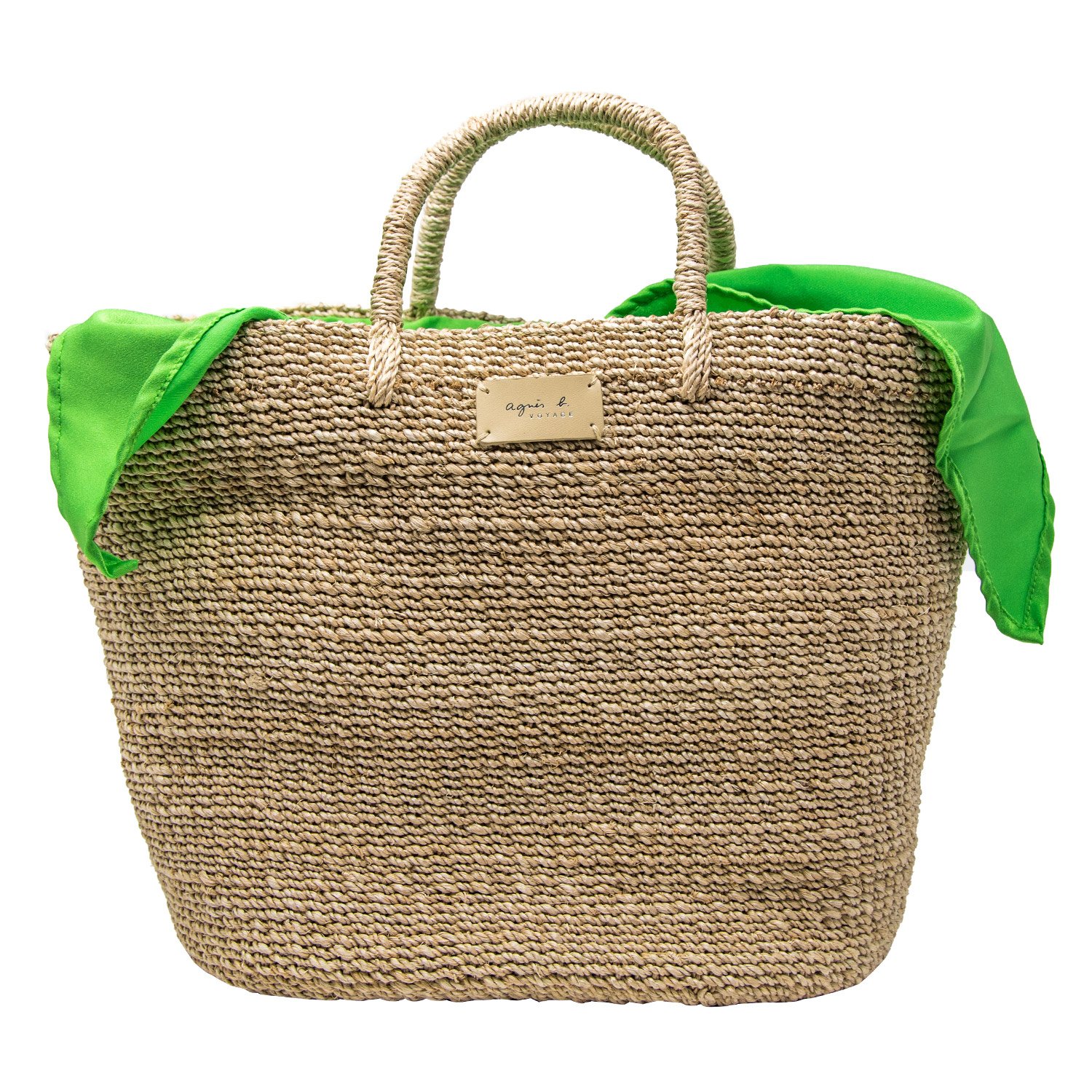 値下げ トートバッグ アニエスベー ショップバッグ付 かごバッグ Agnes B Voyage B07crkv73tグリーン ボヤージュ トート バッグ 夏セール開催中 Max80 Off Titulacion Gob Do