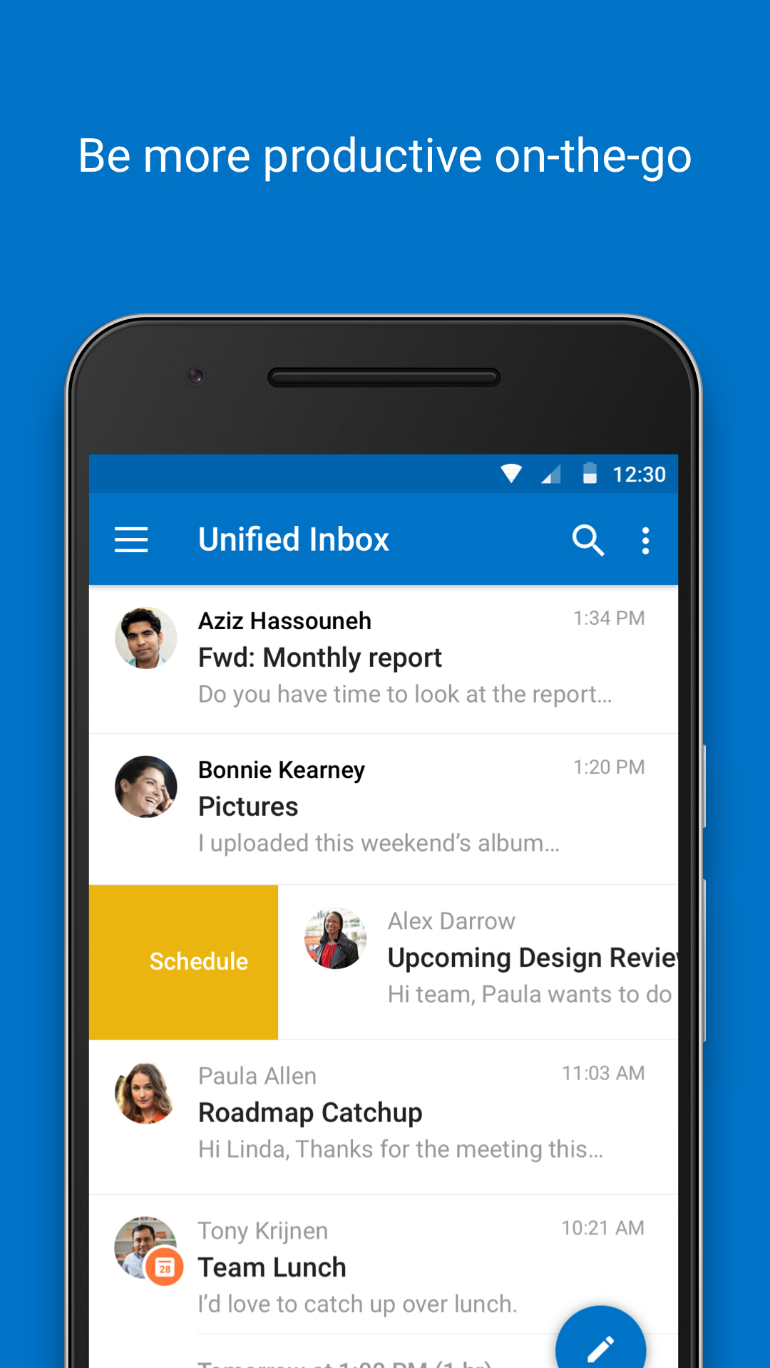 Microsoft Outlook Appstore for Android
