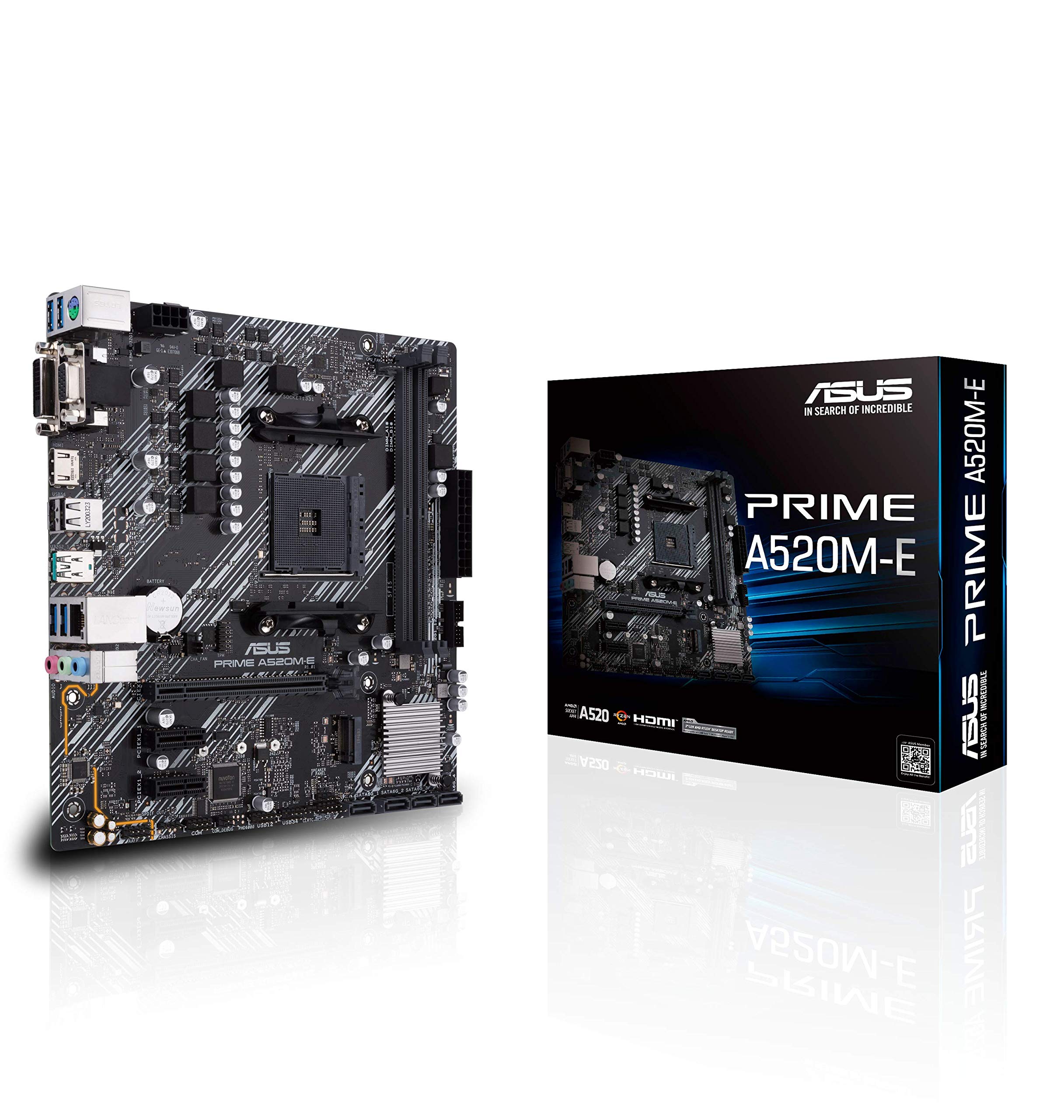 ASUS AMD A520 搭載 Socket AM4 対応 マザーボード PRIME A520M-E 【MicroATX】商品画像