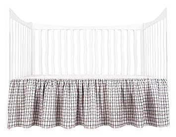 gingham crib skirt