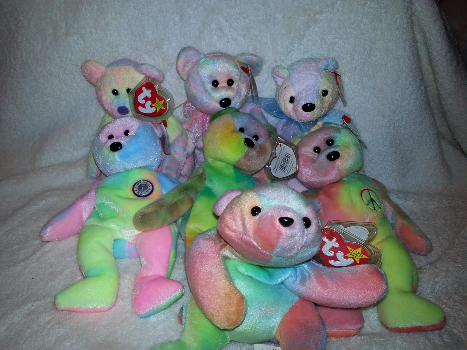 peace beanie baby value