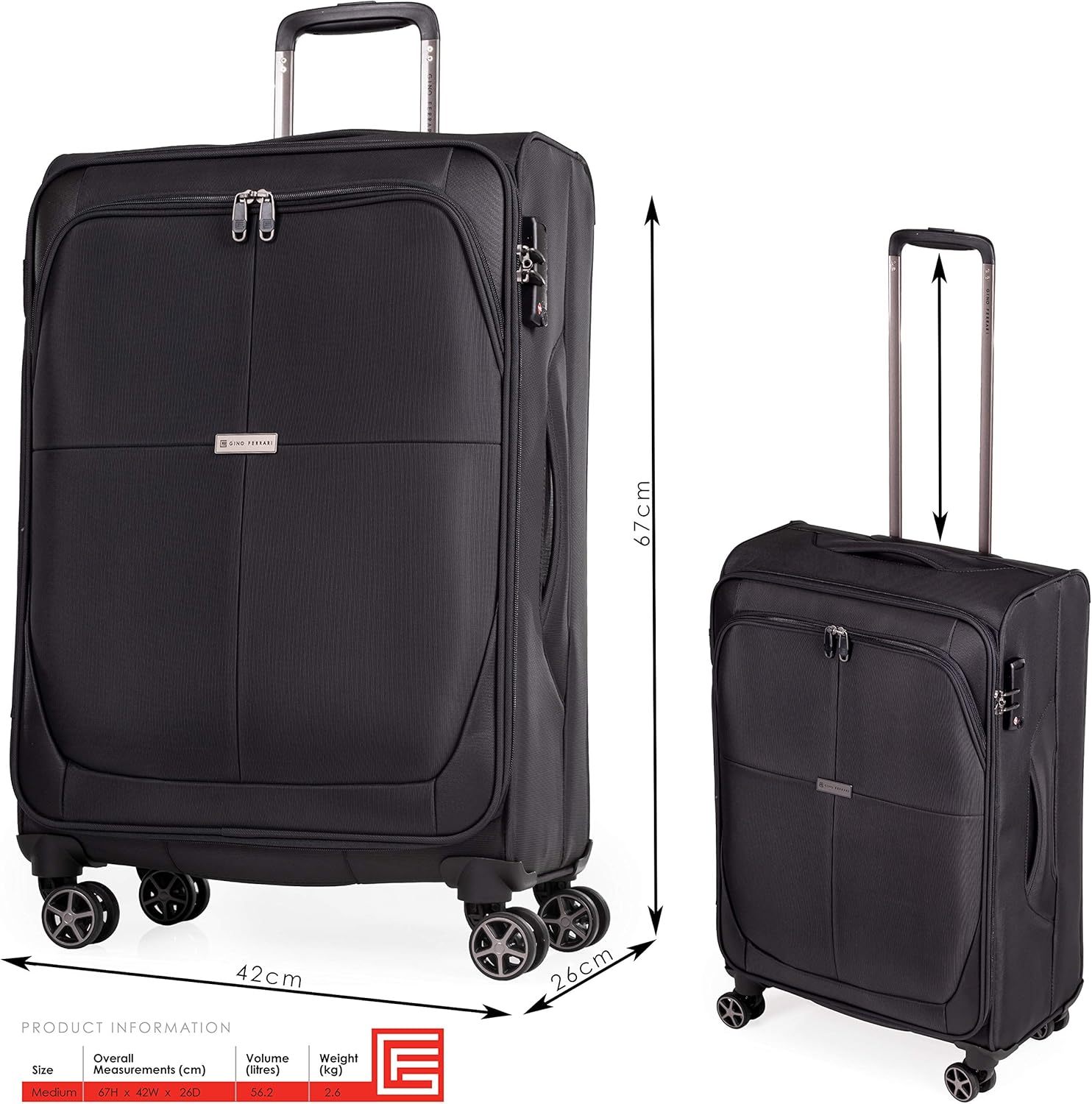 gino ferrari suitcase