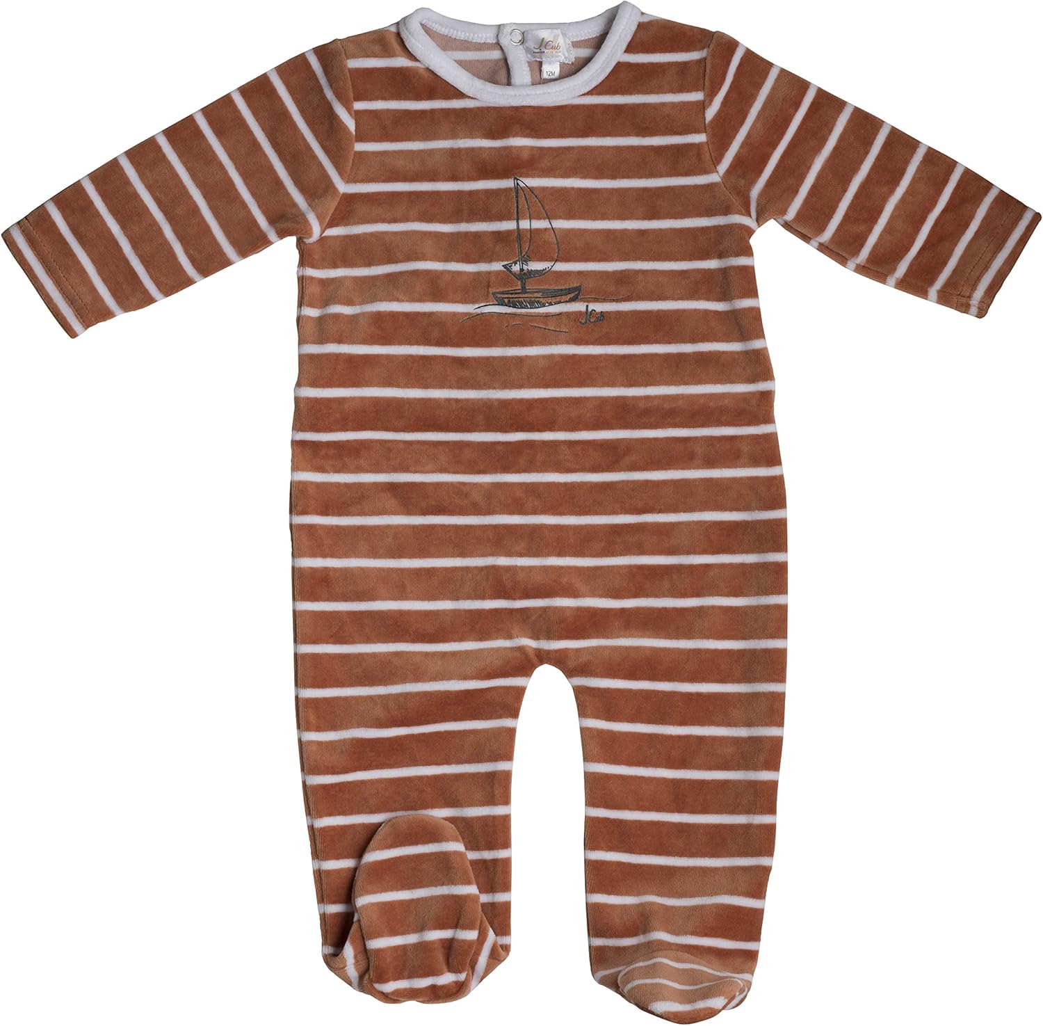 baby velour onesie