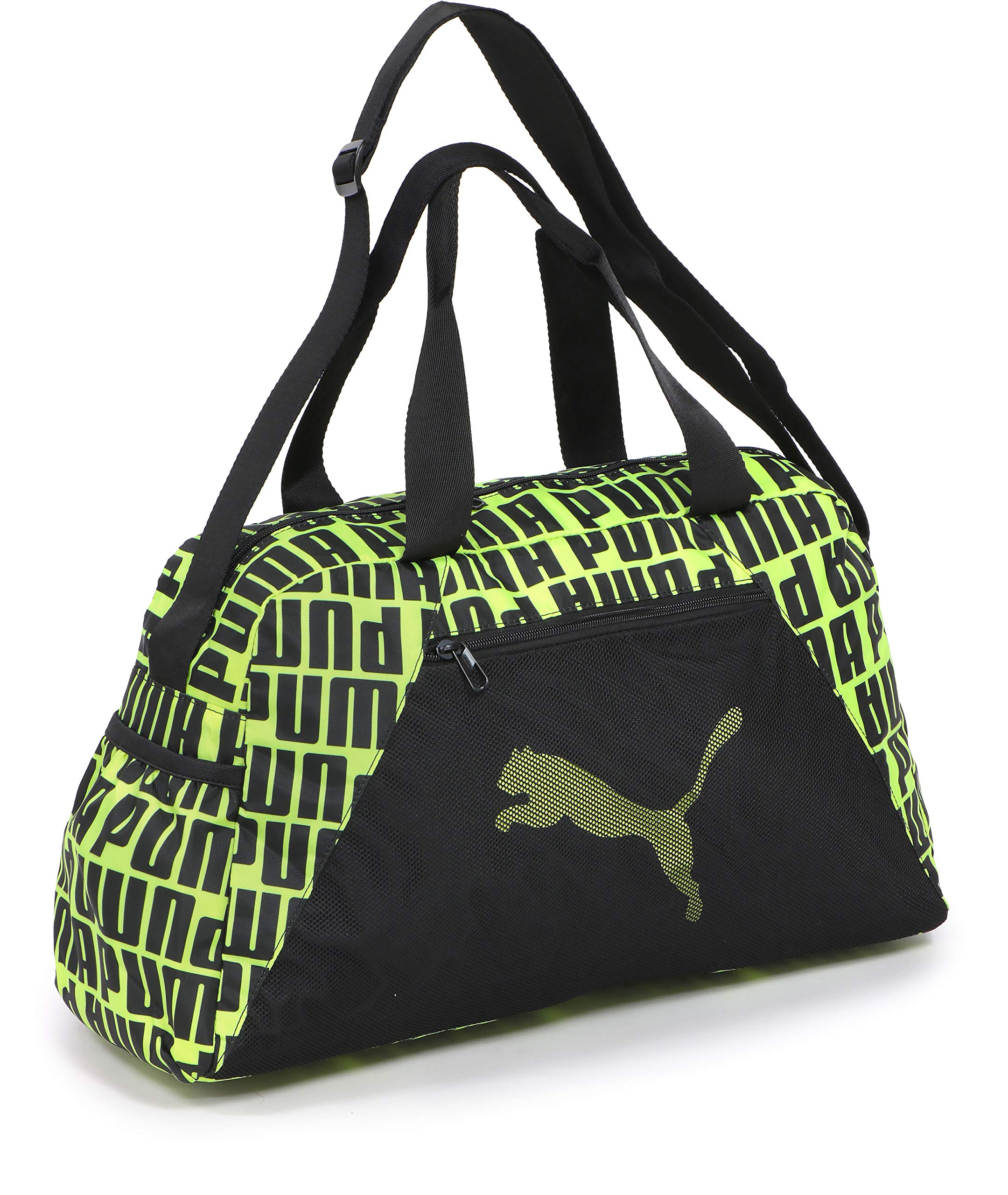 Puma at Ess Grip Bag - OSFA, Puma Black-Fizzy Yellow