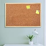 indigo Premium Cork Board 900x600mm Noticeboard with Wooden Frame view 4