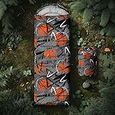 Axolotl Colorful Cats 3 Season Sleeping Bag for Kids, Girls, Teens - Warm and Cool Weather Pet Animal Theme, Waterproof Lightweight for Traveling, Outdoors Camping Equipment