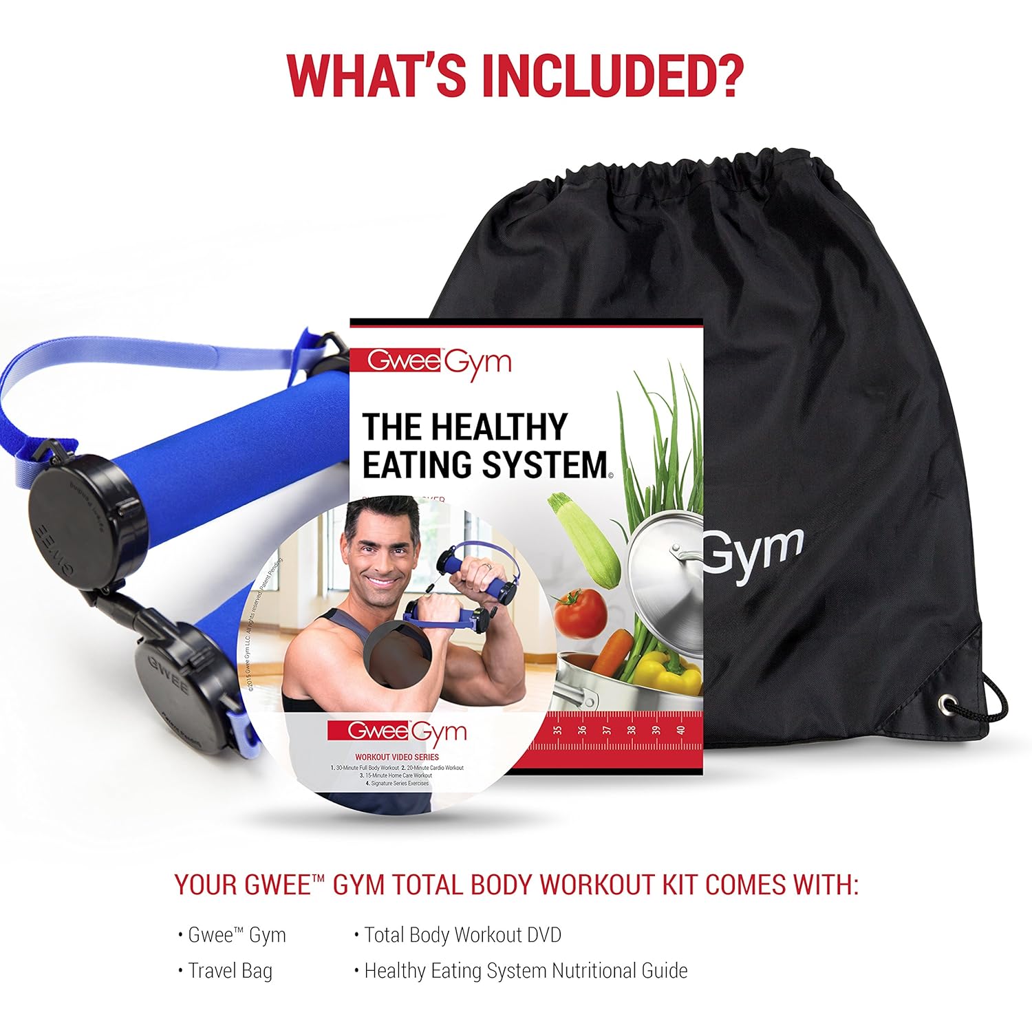 Gwee Gym Total Body Workout Kit With Workout DVD • Total Online Gym