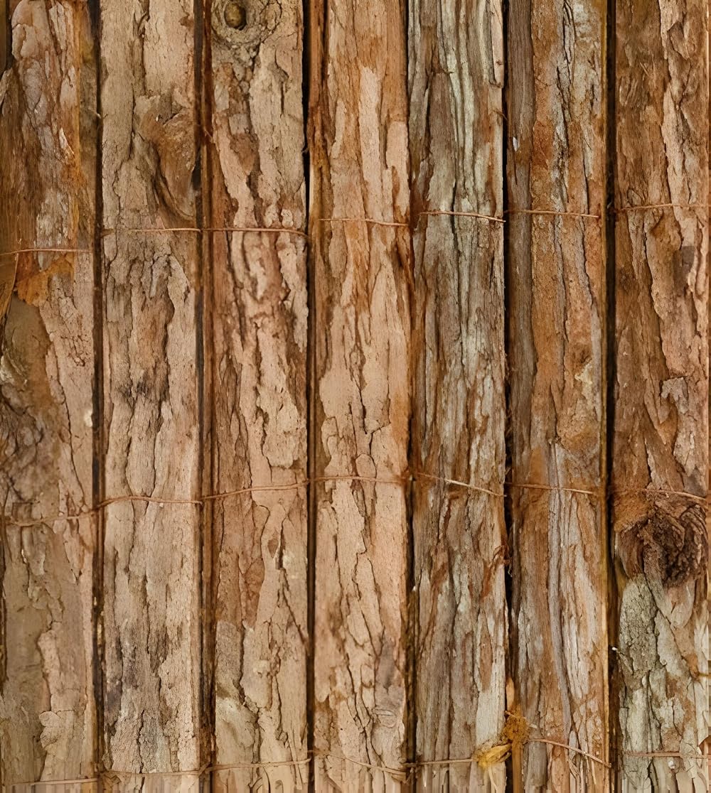 Papillon Bark Natural Garden Fence Screening Roll 4m x 2m Privacy