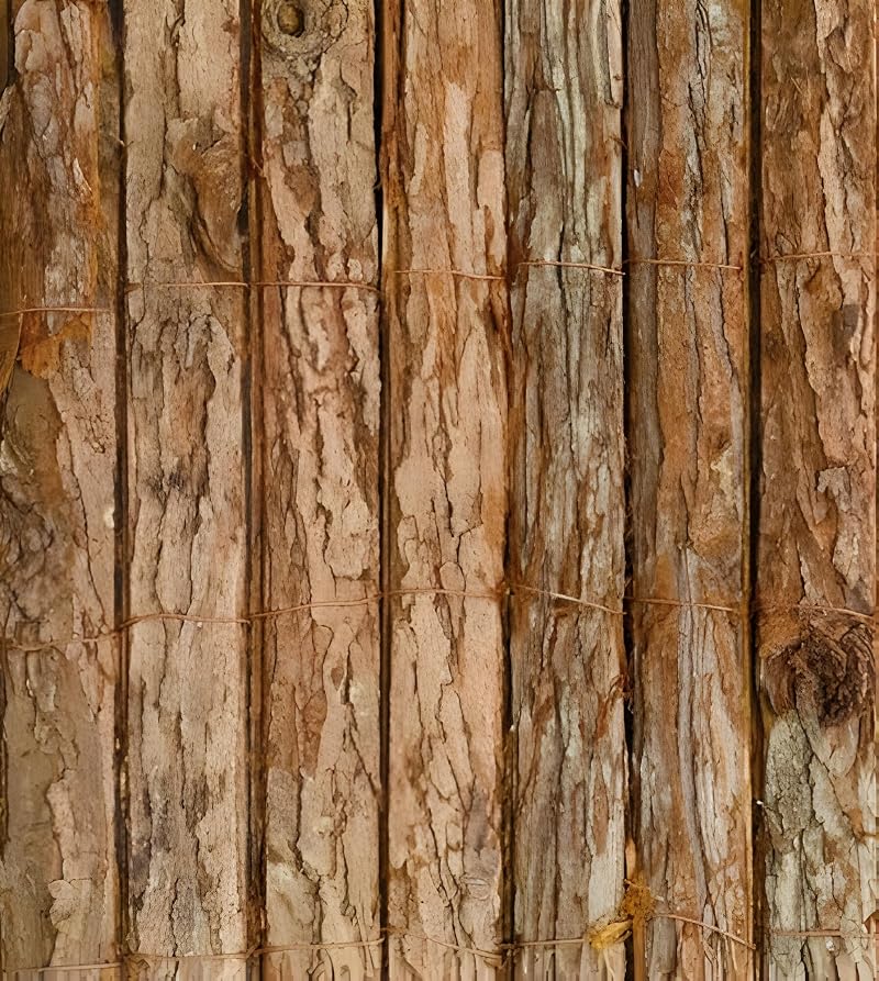 Papillon Bark Natural Garden Fence Screening Roll 4m x 2m Privacy