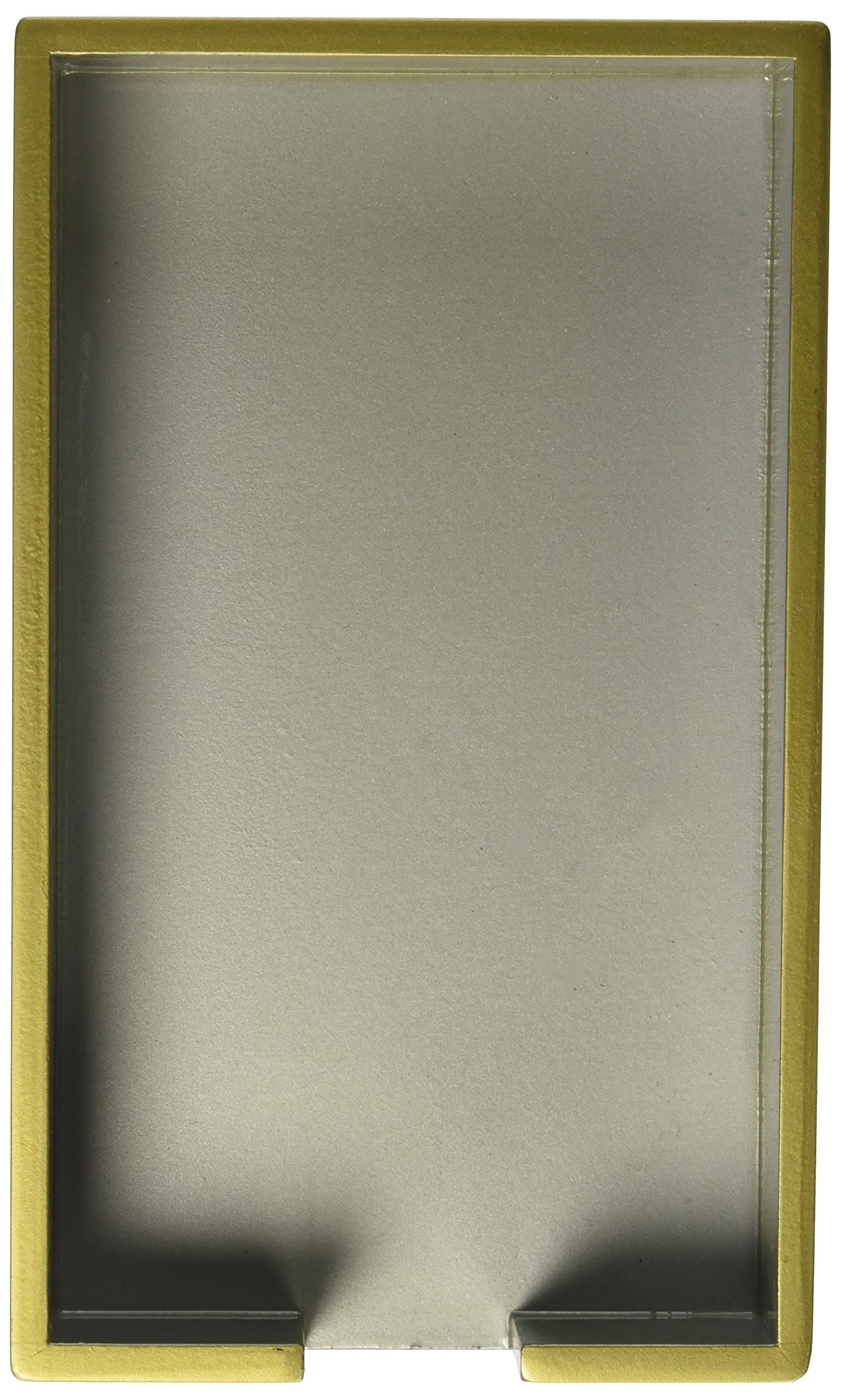 Paperproducts Design Laquered Wood Guest Towel Holder, 5" x 8", Silver/Gold